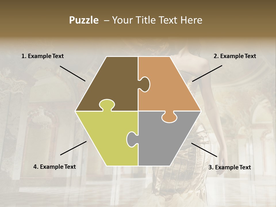 Haircut Girl Fashion PowerPoint Template