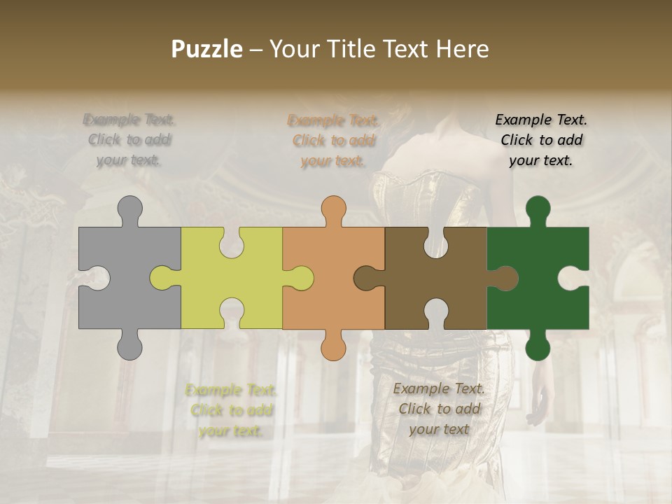 Haircut Girl Fashion PowerPoint Template