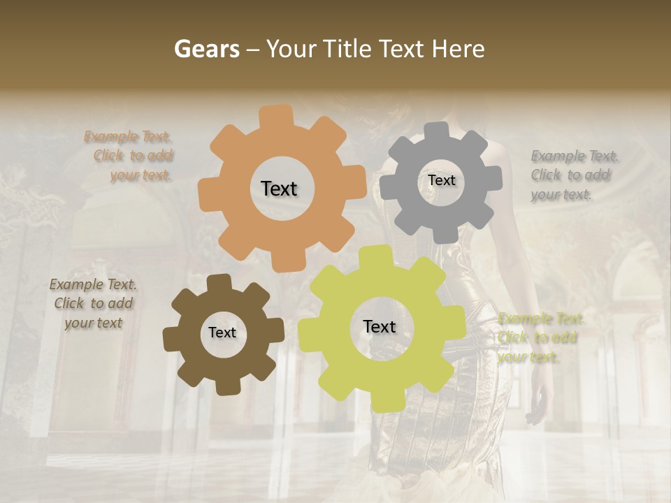 Haircut Girl Fashion PowerPoint Template