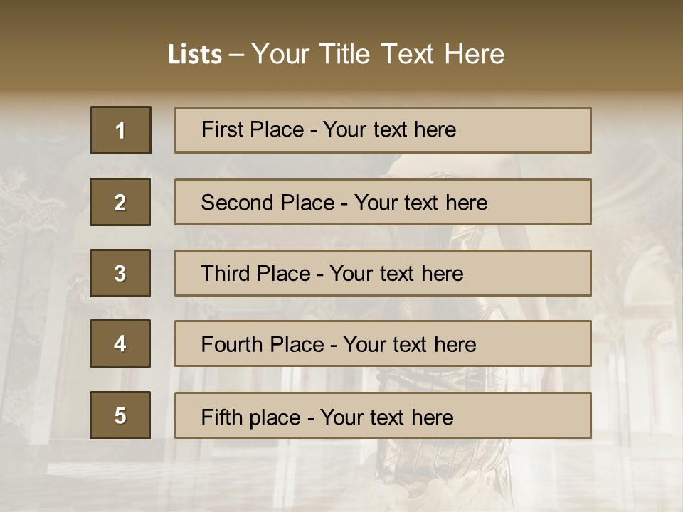 Haircut Girl Fashion PowerPoint Template