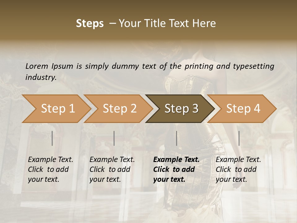 Haircut Girl Fashion PowerPoint Template
