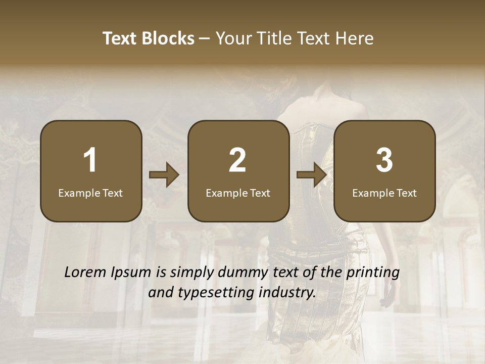 Haircut Girl Fashion PowerPoint Template