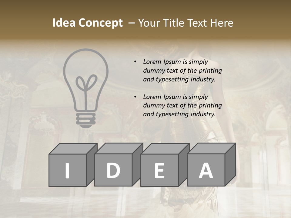 Haircut Girl Fashion PowerPoint Template