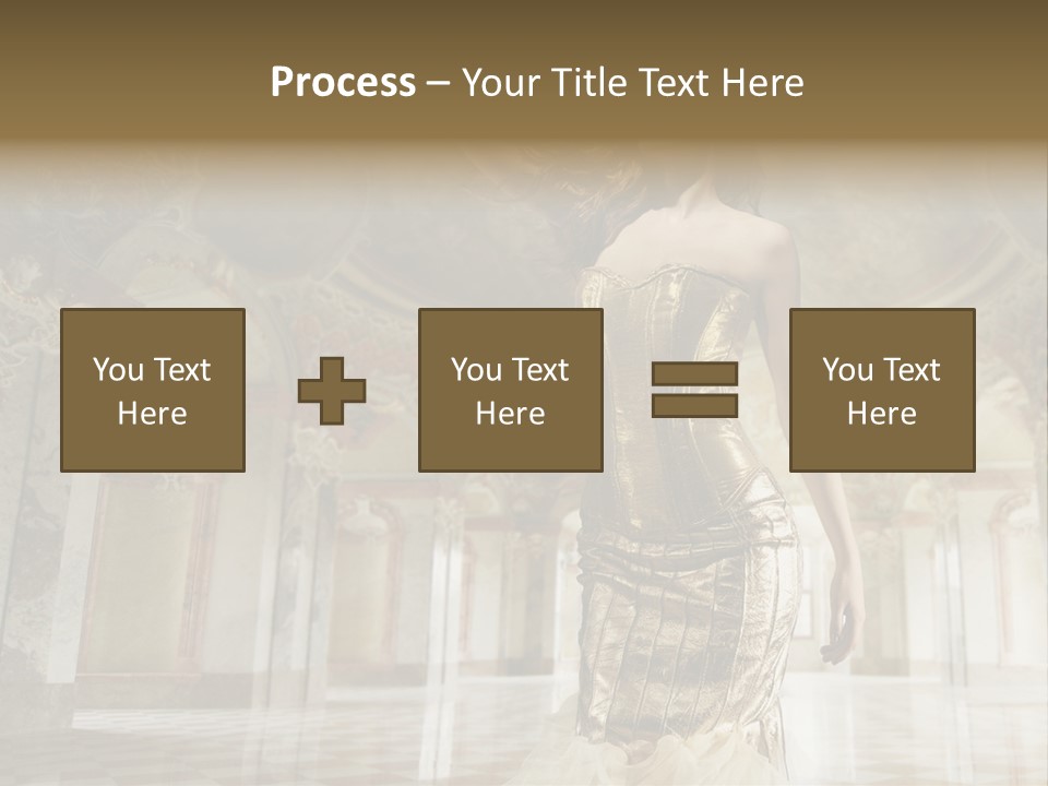 Haircut Girl Fashion PowerPoint Template