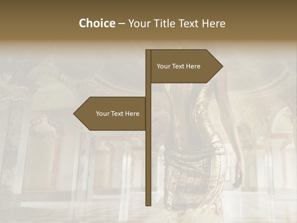 Haircut Girl Fashion PowerPoint Template