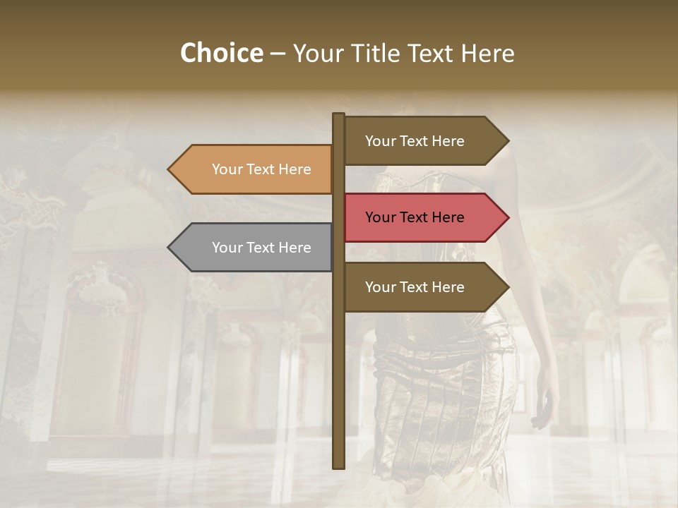 Haircut Girl Fashion PowerPoint Template