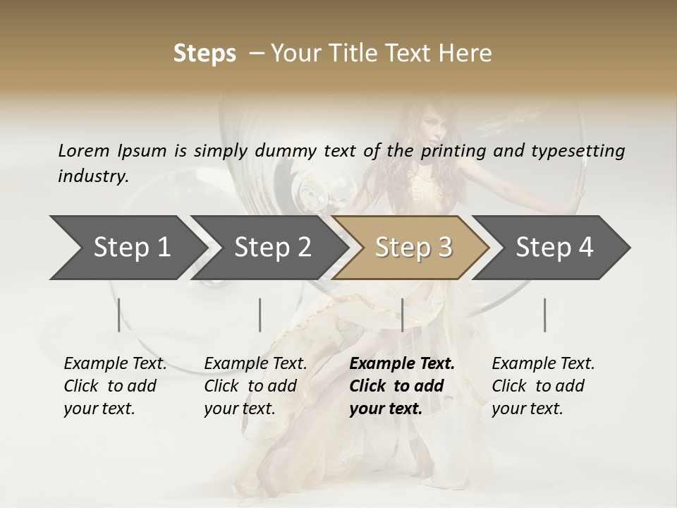 Red Parsley Isolated PowerPoint Template