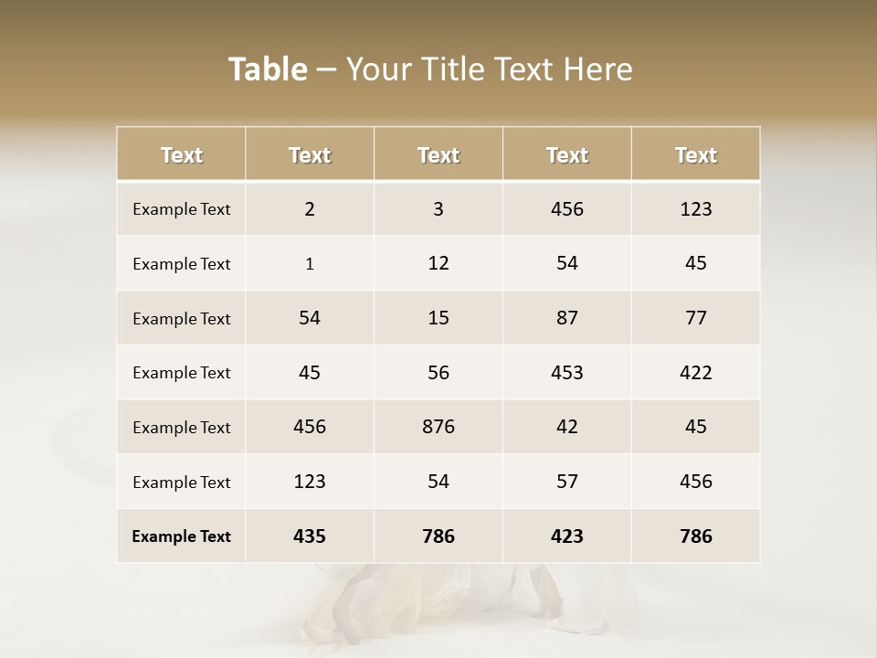 Red Parsley Isolated PowerPoint Template