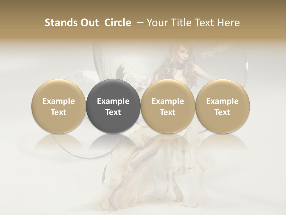 Red Parsley Isolated PowerPoint Template