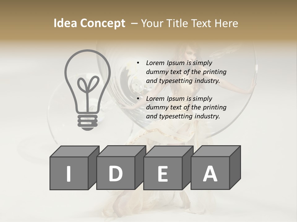 Red Parsley Isolated PowerPoint Template