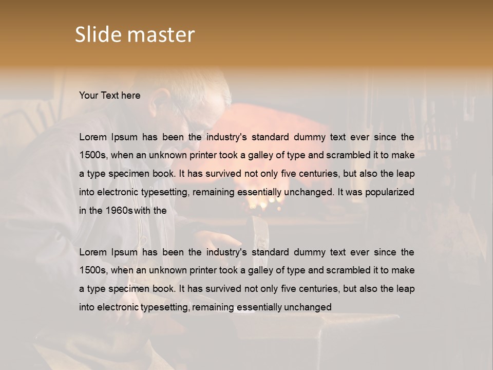 Arm Workwear Hit PowerPoint Template