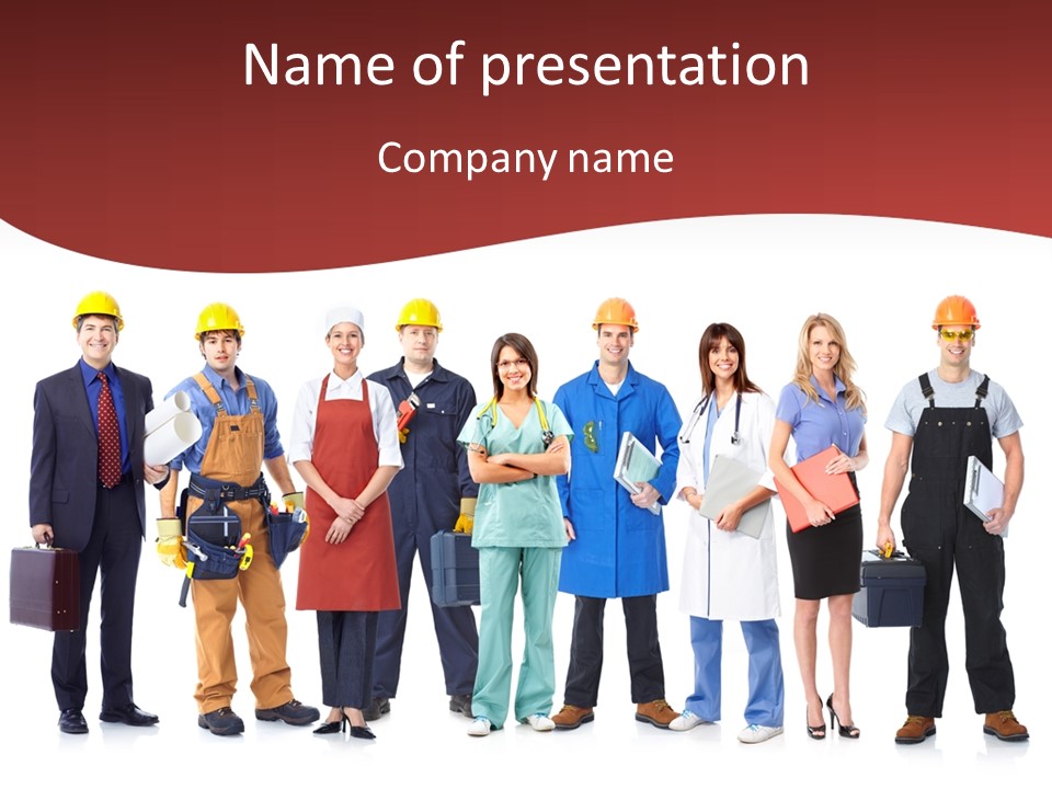 Employment Industrial Large PowerPoint Template