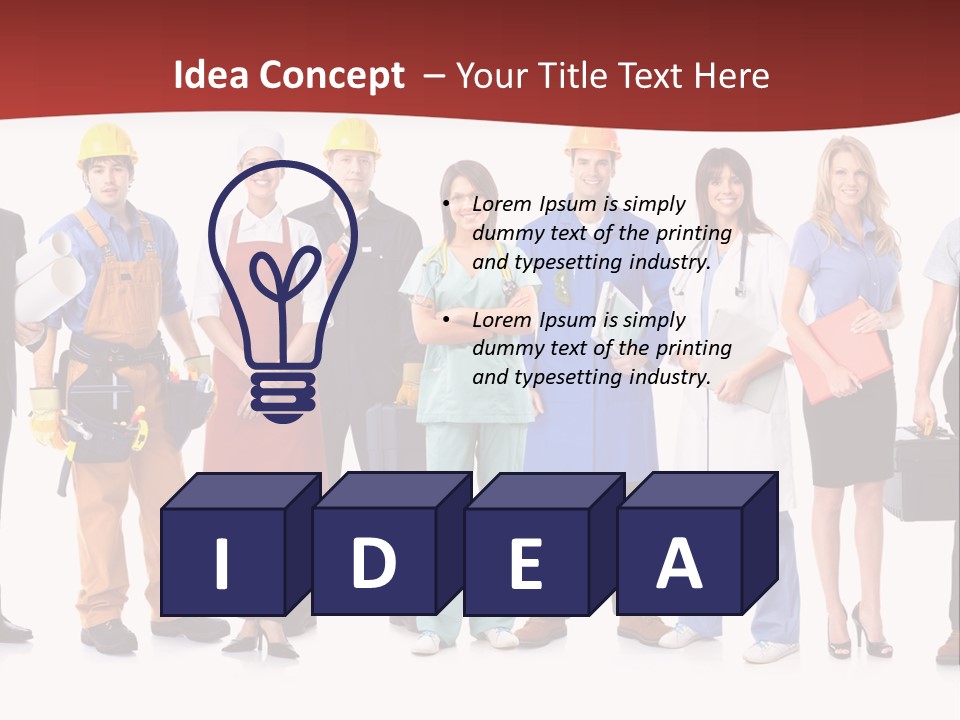 Employment Industrial Large PowerPoint Template