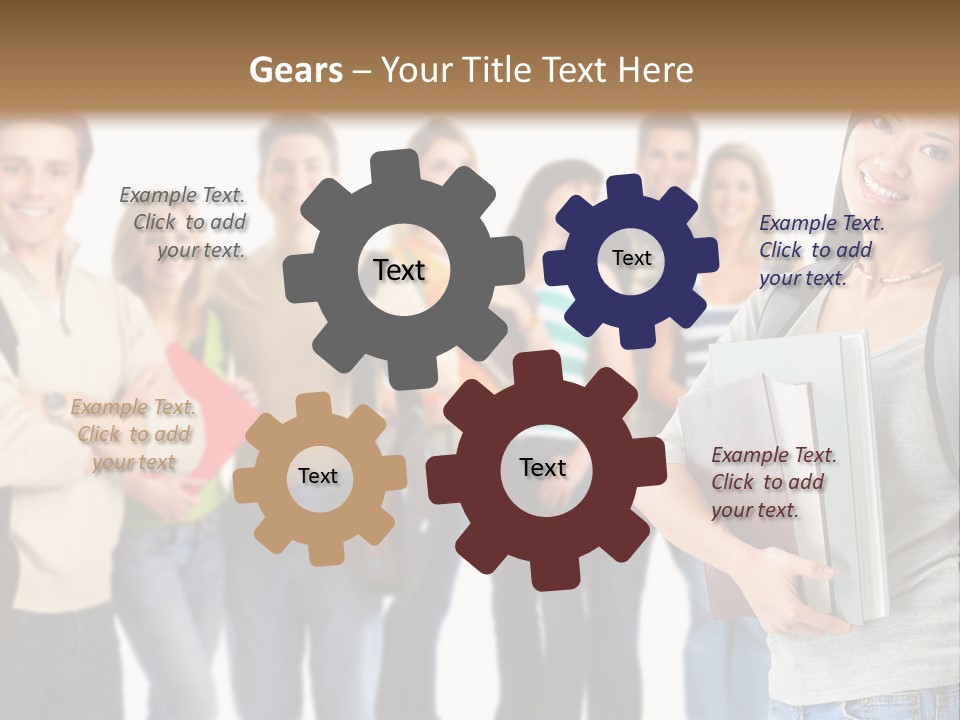 Thumb Education Man PowerPoint Template