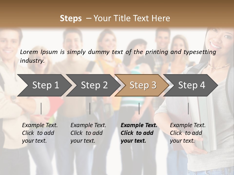 Thumb Education Man PowerPoint Template
