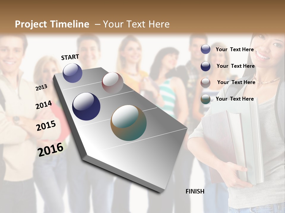 Thumb Education Man PowerPoint Template