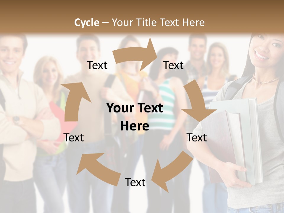 Thumb Education Man PowerPoint Template