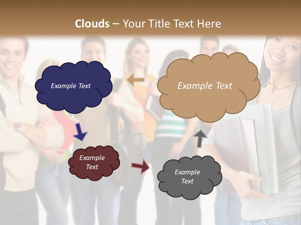 Thumb Education Man PowerPoint Template