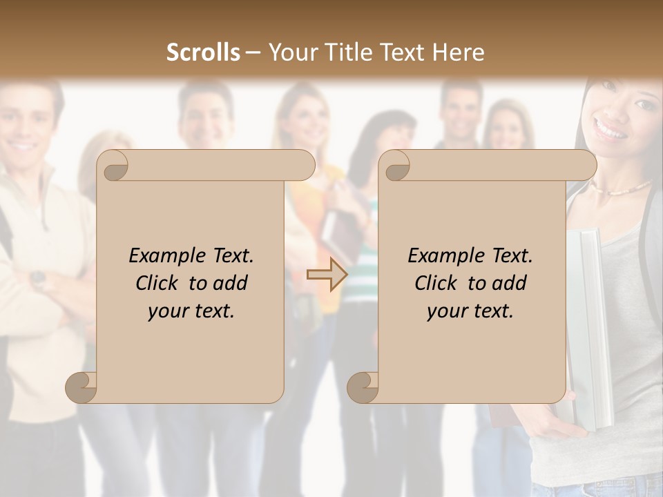 Thumb Education Man PowerPoint Template