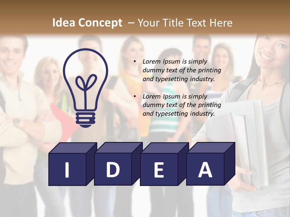 Thumb Education Man PowerPoint Template