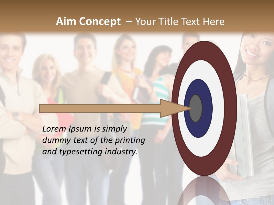 Thumb Education Man PowerPoint Template