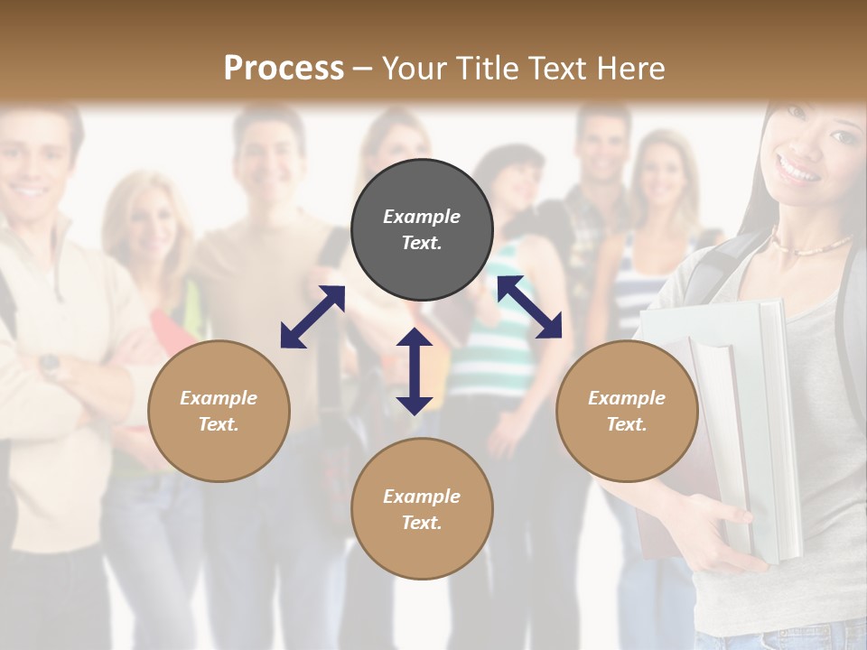 Thumb Education Man PowerPoint Template