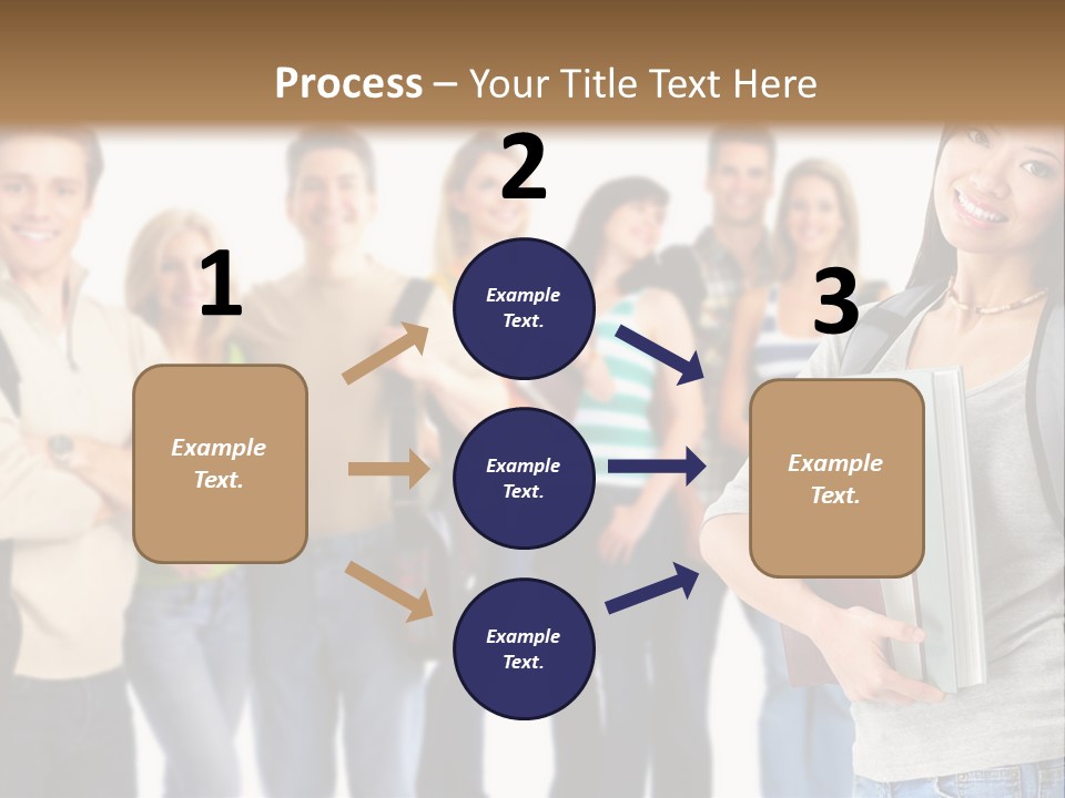 Thumb Education Man PowerPoint Template
