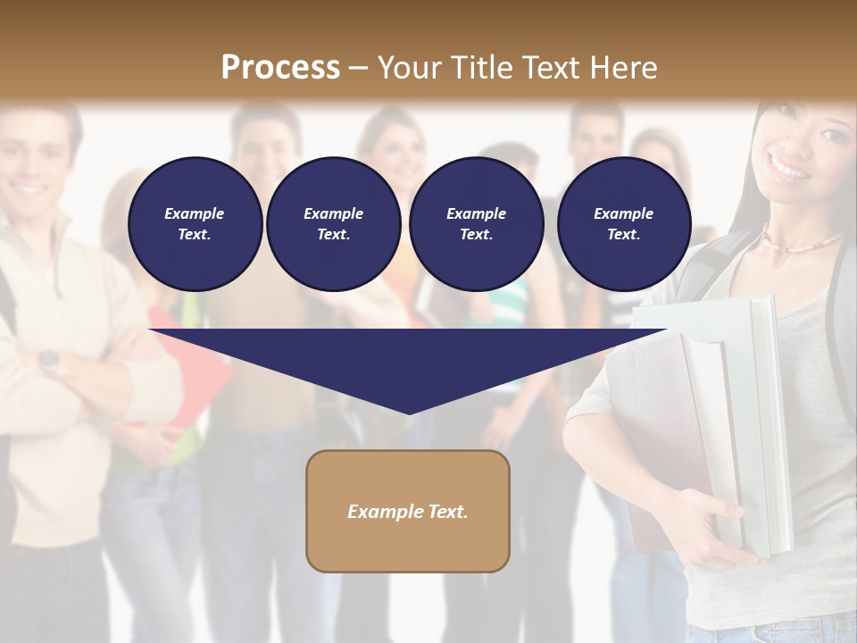 Thumb Education Man PowerPoint Template