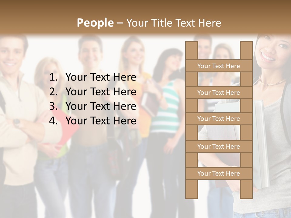 Thumb Education Man PowerPoint Template
