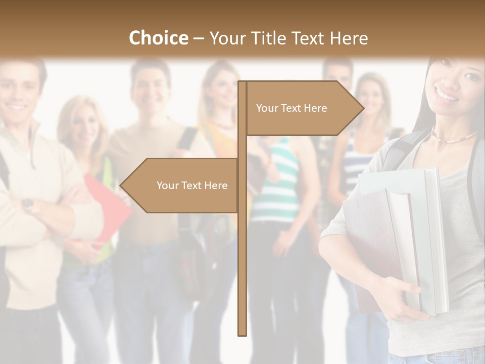 Thumb Education Man PowerPoint Template