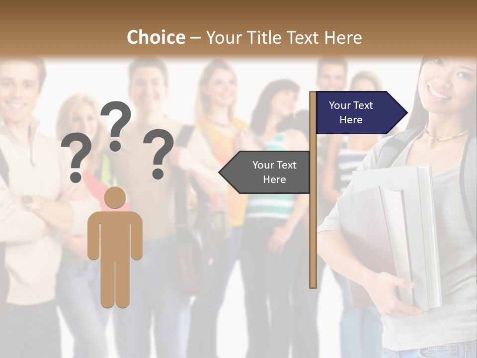 Thumb Education Man PowerPoint Template