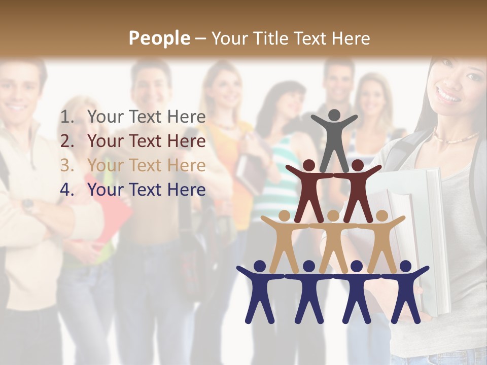 Thumb Education Man PowerPoint Template