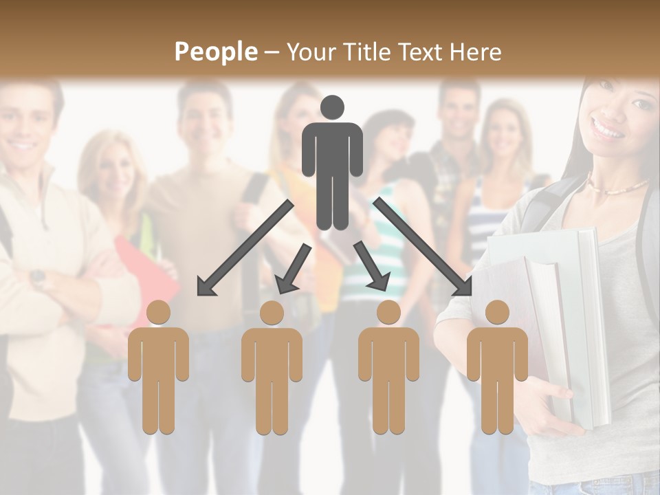 Thumb Education Man PowerPoint Template