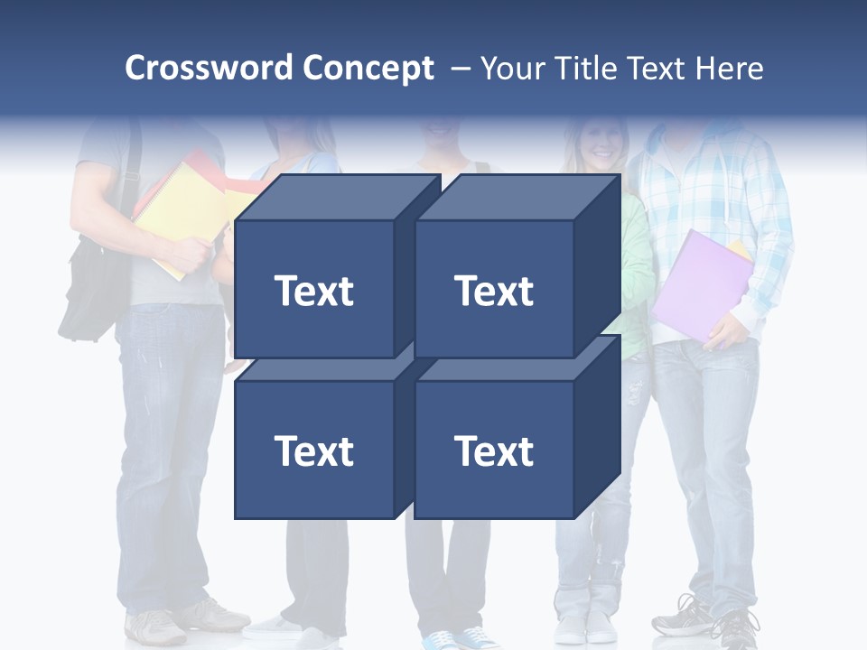 Study Class Girl PowerPoint Template