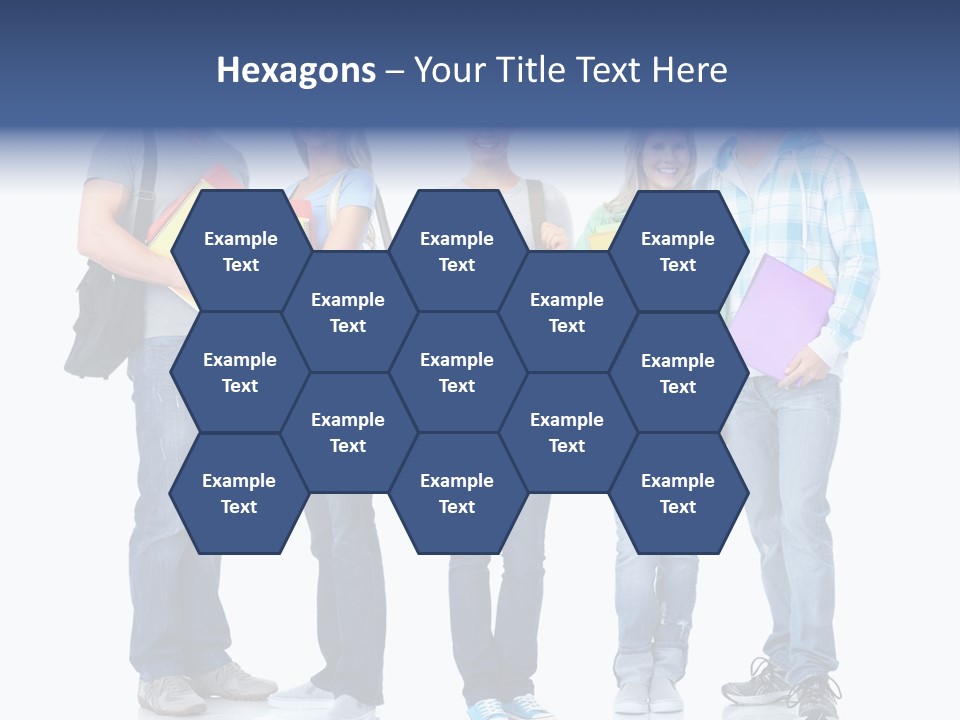 Study Class Girl PowerPoint Template