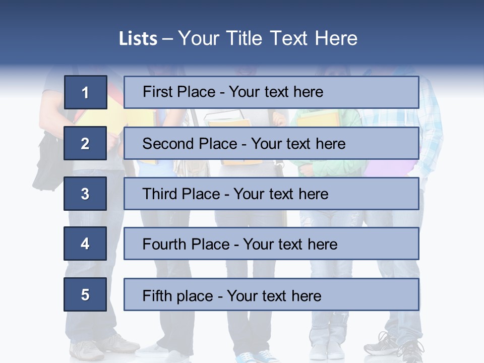 Study Class Girl PowerPoint Template