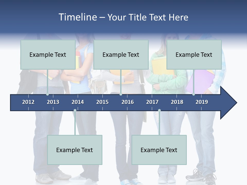 Study Class Girl PowerPoint Template