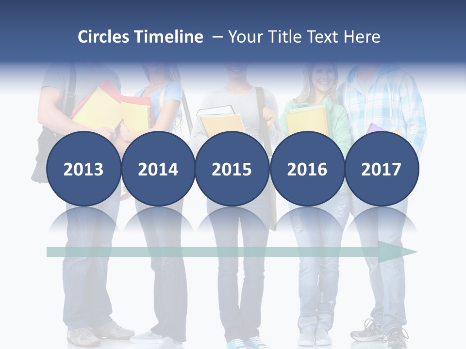 Study Class Girl PowerPoint Template