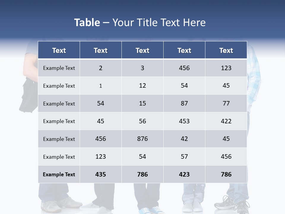 Study Class Girl PowerPoint Template