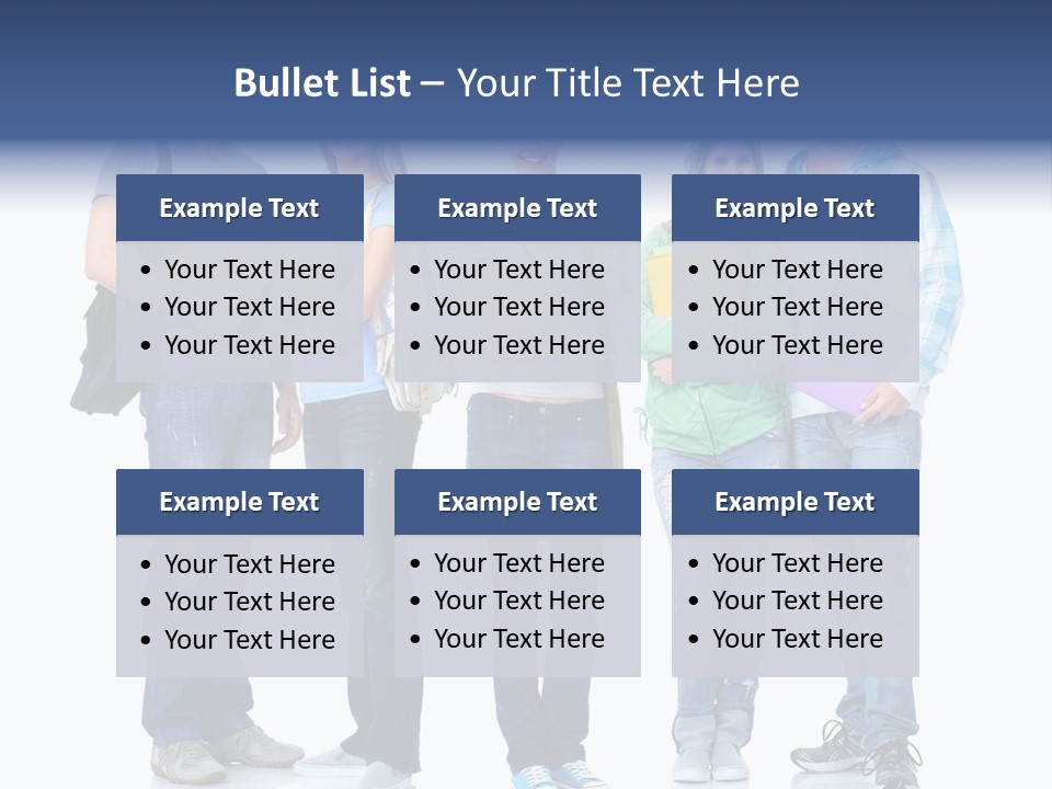 Study Class Girl PowerPoint Template