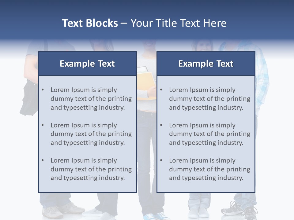 Study Class Girl PowerPoint Template