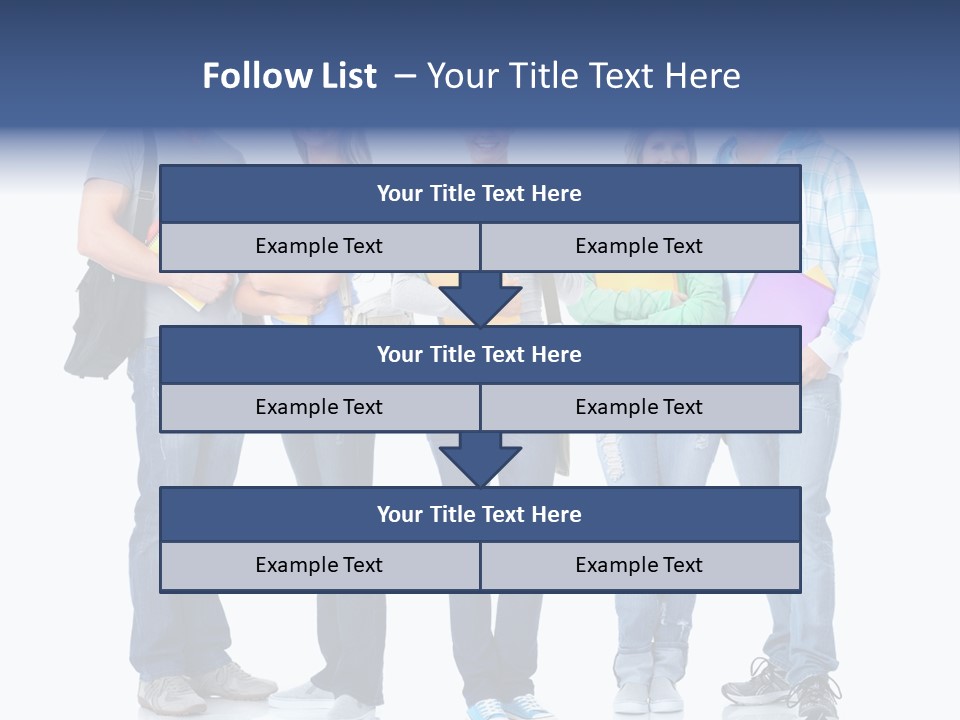 Study Class Girl PowerPoint Template