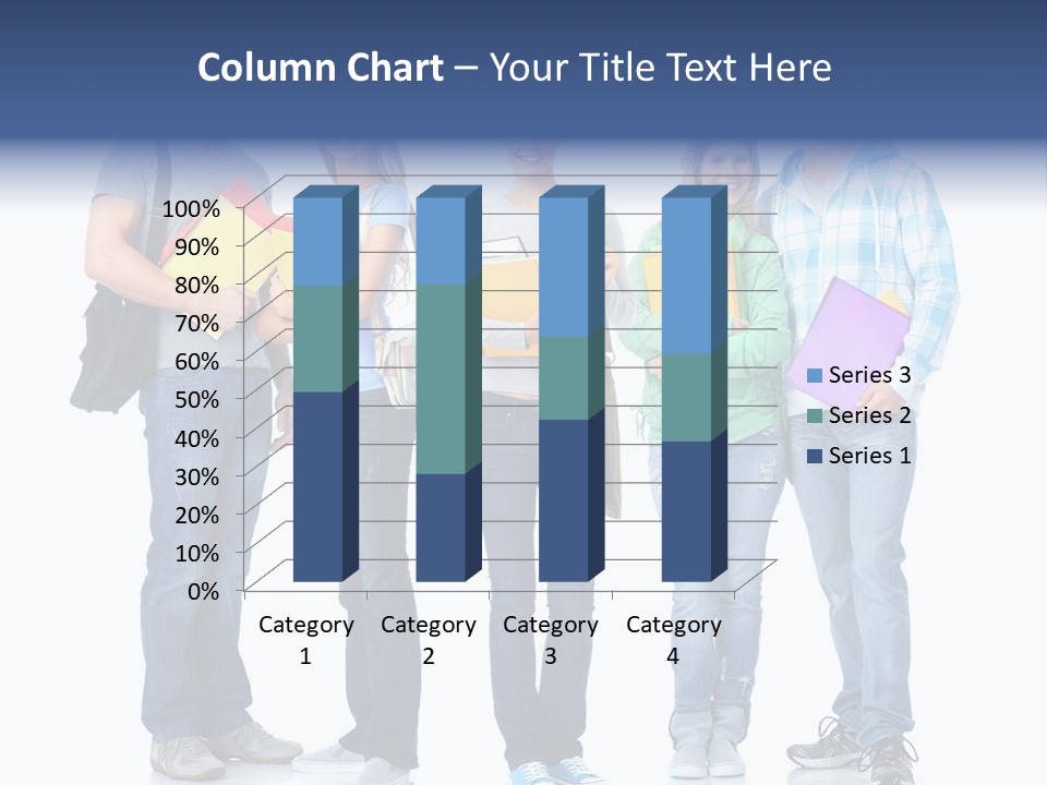 Study Class Girl PowerPoint Template