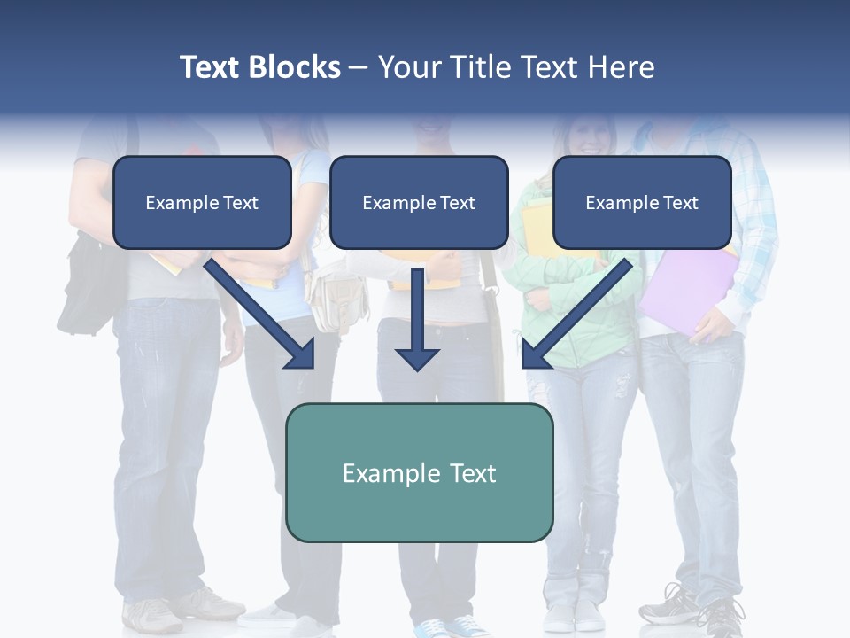 Study Class Girl PowerPoint Template