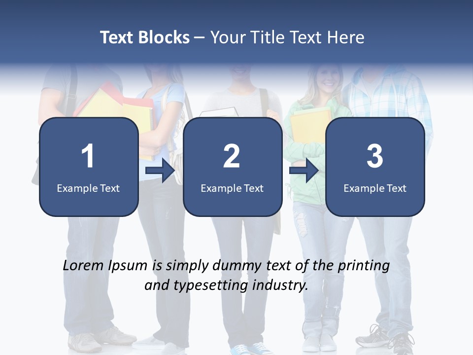 Study Class Girl PowerPoint Template