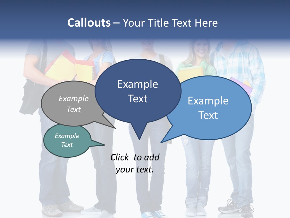 Study Class Girl PowerPoint Template