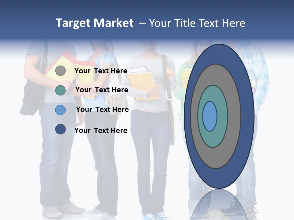 Study Class Girl PowerPoint Template