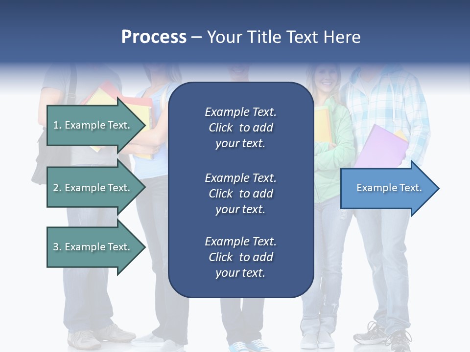 Study Class Girl PowerPoint Template