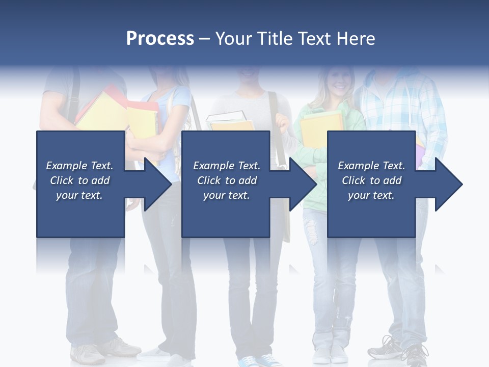 Study Class Girl PowerPoint Template