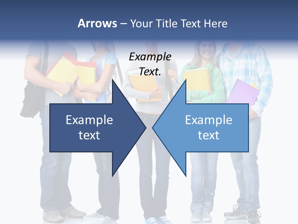 Study Class Girl PowerPoint Template